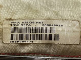 bontott BMW 5 E39 Utasoldali Légzsák