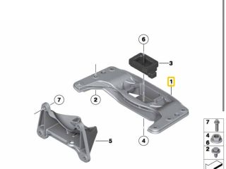 bontott BMW 5 E60 Váltó Tartó Bak (Pozíciófüggetlen)