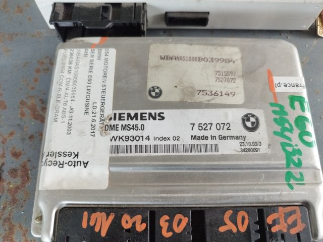 bontott BMW 5 E60 Motorvezérlő