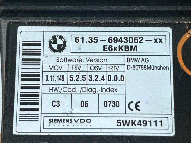 bontott BMW 5 E60 Komfort Elektronika