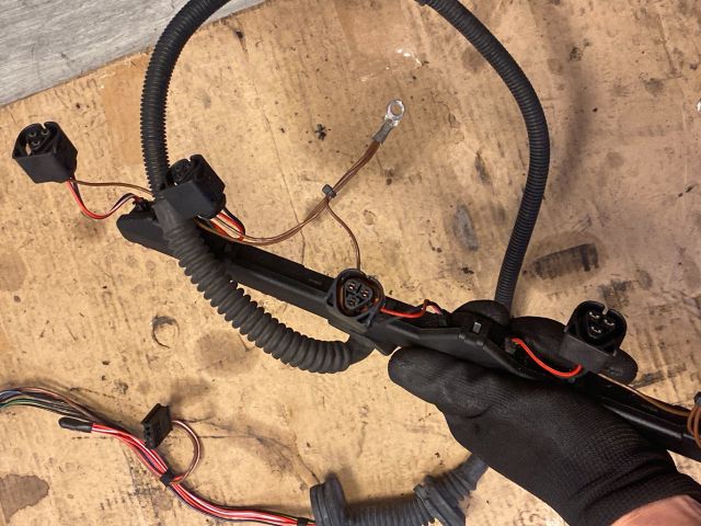 bontott BMW 5 E60 Injektor Kábelköteg