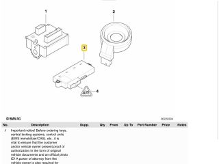 bontott BMW 5 E60 Immobilizer Elektronika