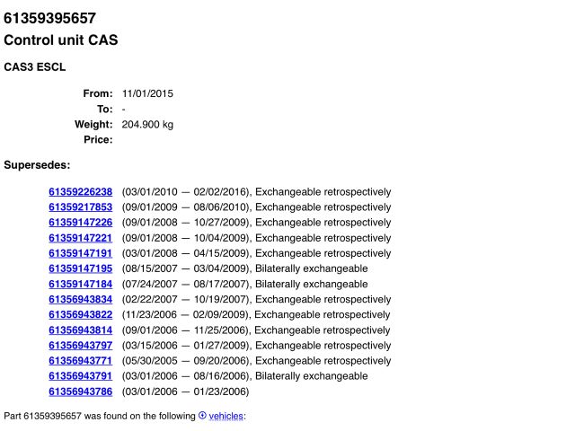 bontott BMW 5 E60 Immobilizer Elektronika