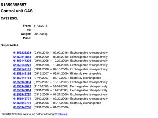 bontott BMW 5 E60 Immobilizer Elektronika