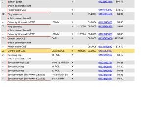 bontott BMW 5 E60 Immobilizer Elektronika