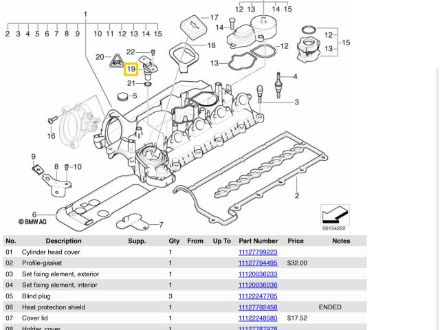 bontott BMW 5 E60 Vezérműtengely Fordulatszám Jeladó