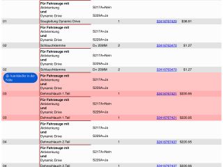 bontott BMW 5 E60 Szervócső