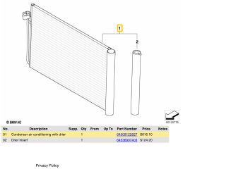 bontott BMW 5 E60 Hűtő Ventilátor(ok), Radiátor(ok) Szett