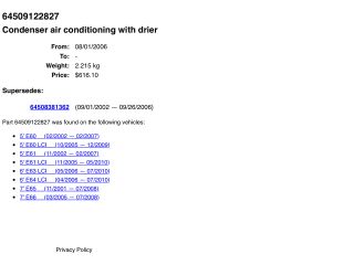 bontott BMW 5 E60 Hűtő Ventilátor(ok), Radiátor(ok) Szett