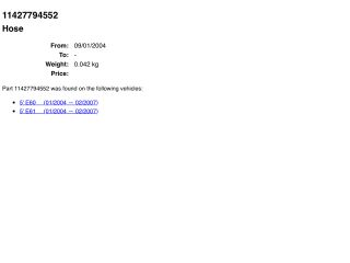 bontott BMW 5 E60 Turbó Olajcső