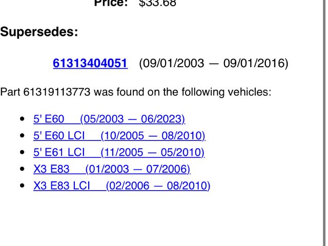 bontott BMW 5 E60 Ablakemelő Kapcsoló (Pozíciófüggetlen)