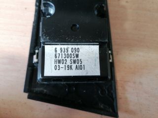 bontott BMW 5 E60 Bal első Ablakemelő Kapcsoló