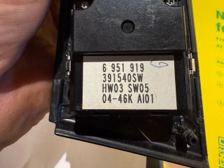 bontott BMW 5 E60 Bal első Ablakemelő Kapcsoló