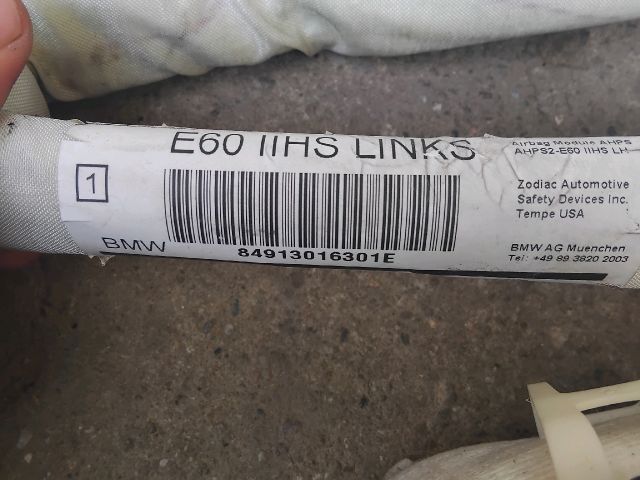 bontott BMW 5 E60 Bal első Függöny Légzsák