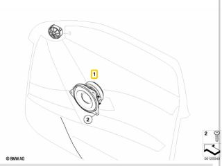 bontott BMW 5 E60 Bal első Hangszóró