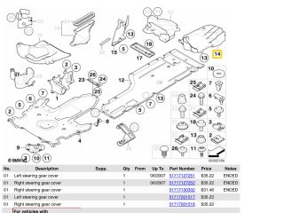 bontott BMW 5 E60 Bal hátsó Csomagtér Burkolat (Műanyag)