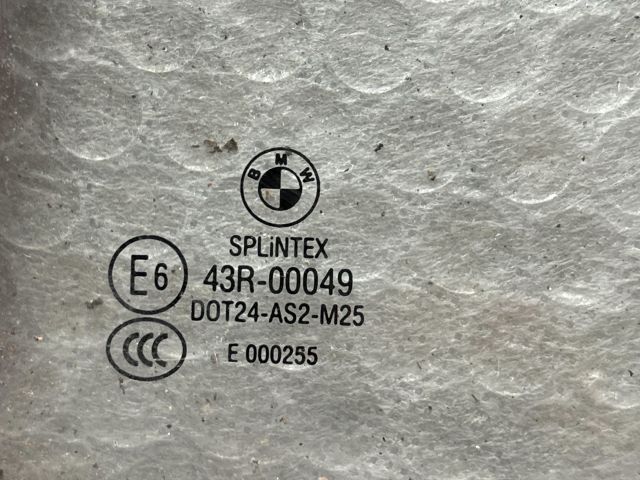 bontott BMW 5 E60 Bal hátsó Fixüveg (Ajtóban)