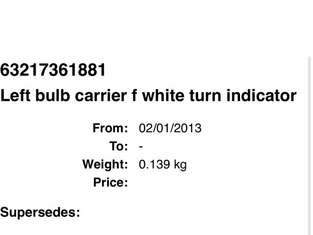 bontott BMW 5 E60 Bal Hátsó Lámpa