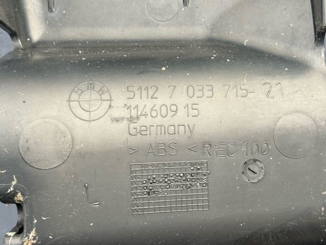 bontott BMW 5 E60 Bal hátsó Oldal Lökhárító Tartó (Műanyag)