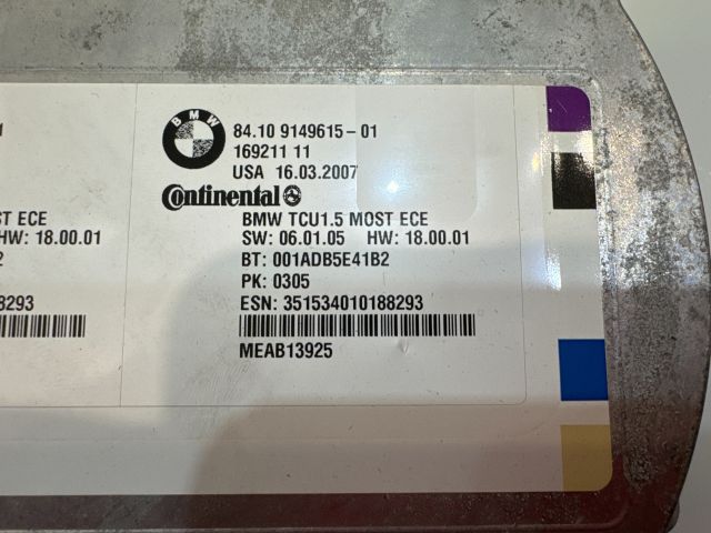 bontott BMW 5 E60 Bluetooth Elektronika