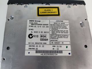 bontott BMW 5 E60 CD / DVD Tár