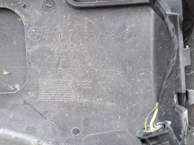 bontott BMW 5 E60 Első Lökhárító (Részeivel)