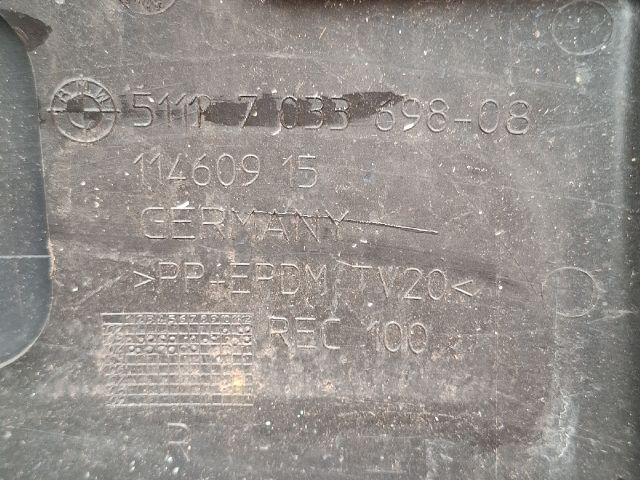 bontott BMW 5 E60 Első Lökhárító (Részeivel)