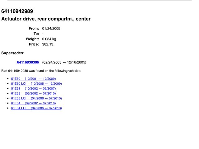 bontott BMW 5 E60 Fűtés Állító Motor