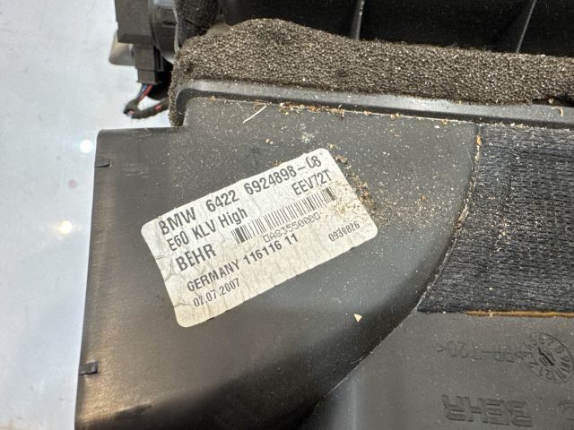 bontott BMW 5 E60 Fűtés Box