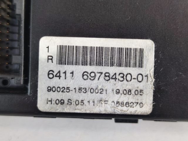 bontott BMW 5 E60 Fűtéskapcsoló (digit klímás)