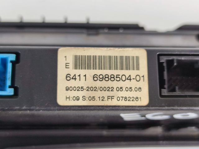 bontott BMW 5 E60 Fűtéskapcsoló (digit klímás)