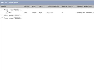 bontott BMW 5 E60 Fűtéskapcsoló (digit klímás)