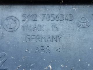 bontott BMW 5 E60 Hátsó középső Lökhárító Tartó (Műanyag)