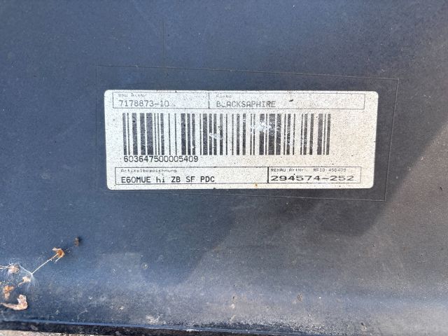 bontott BMW 5 E60 Hátsó Lökhárító (Részeivel)