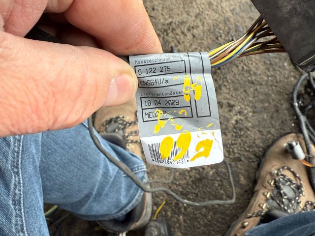 bontott BMW 5 E60 Hátsó Tolatóradar Kábelköteg