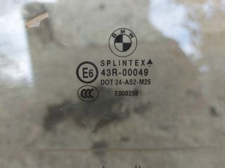 bontott BMW 5 E60 Jobb hátsó Ablak