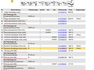 bontott BMW 5 E60 Jobb hátsó Oldal Lökhárító Tartó (Műanyag)
