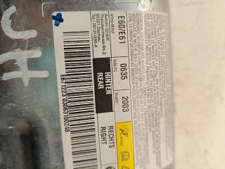 bontott BMW 5 E60 Jobb Oldallégzsák