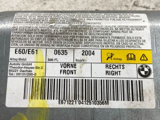 bontott BMW 5 E60 Jobb Térdlégzsák