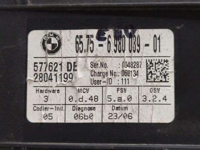 bontott BMW 5 E60 Kormányoszlop Vezérlő