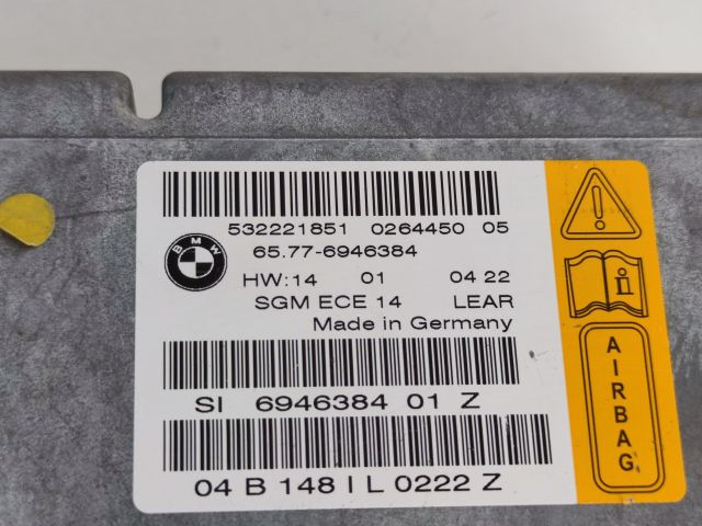 bontott BMW 5 E60 Légzsák Elektronika