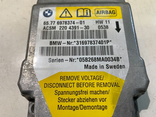 bontott BMW 5 E60 Légzsák Elektronika