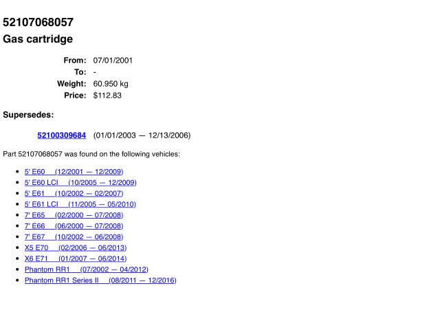 bontott BMW 5 E60 Légzsák Elektronika