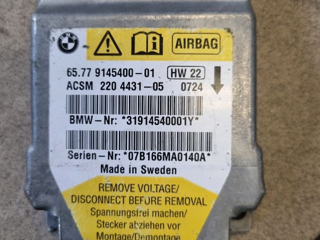 bontott BMW 5 E60 Légzsák Elektronika