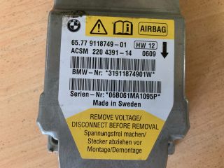 bontott BMW 5 E60 Légzsák Elektronika