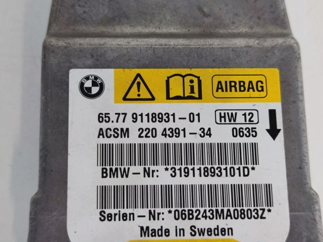 bontott BMW 5 E60 Légzsák Elektronika