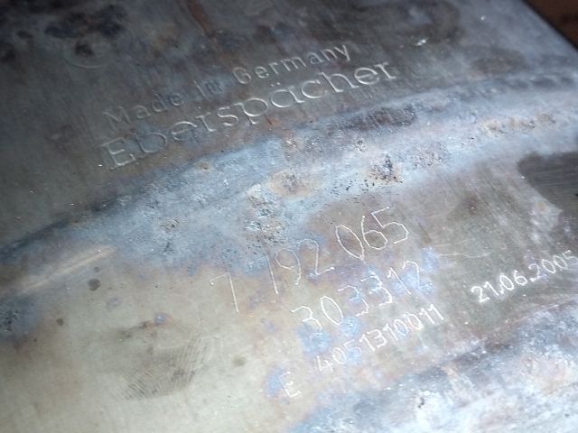 bontott BMW 5 E60 Részecskeszűrő