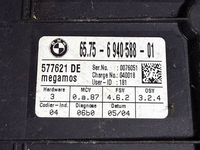 bontott BMW 5 E60 Riasztó Ultrahang Érzékelő