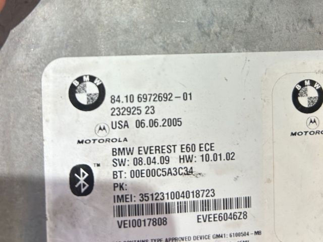 bontott BMW 5 E60 Telefon Elektronika