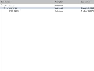 bontott BMW 5 E60 Ülés Elektronika